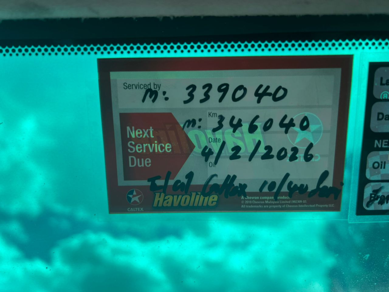 Service Sticker